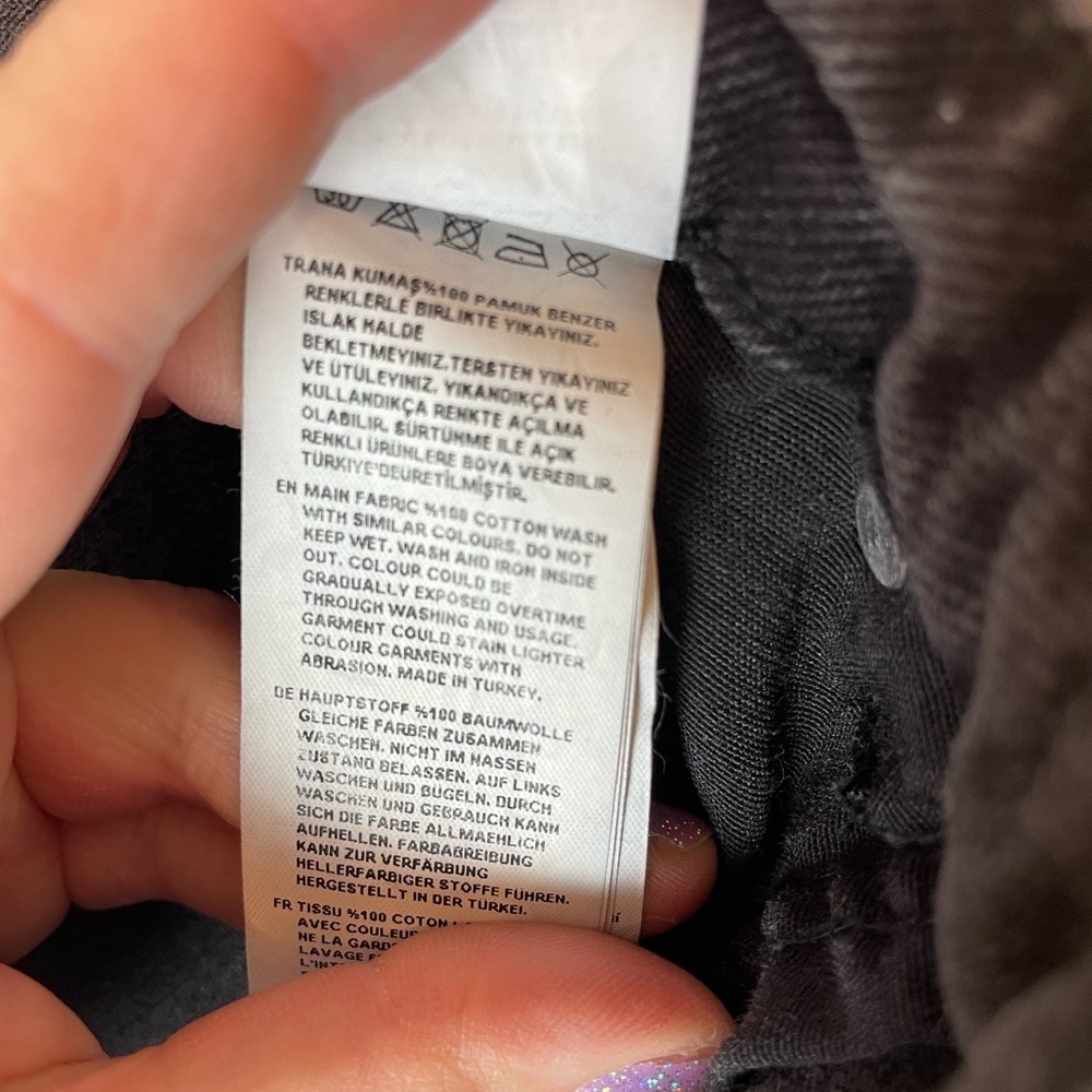 TRENDYOL Women’s Gray Black Mom Jean Denim Size 12 - Picture 10 of 10